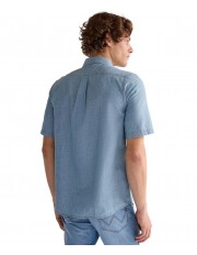 Koszula Wrangler SS CHAMBRAY SHIRT 112378075 Indigo