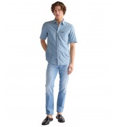 Koszula Wrangler SS CHAMBRAY SHIRT 112378075 Indigo