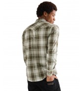 Koszula Wrangler WESTERN SHIRT 112378078 Green Tea