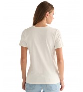 T-shirt Wrangler RINGER TEE 112378089 Worn White