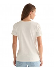 T-shirt Wrangler RINGER TEE 112378089 Worn White