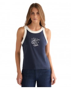 Koszulka Wrangler RINGER TANK 112378091 Navy