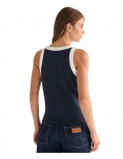 Koszulka Wrangler RINGER TANK 112378091 Navy