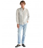 Koszula Wrangler OXFORD SHIRT 112378098 White Blue