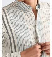 Koszula Wrangler OXFORD SHIRT 112378098 White Blue