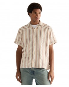 Koszula Wrangler SS W RESORT SHIRT 112378104 Tan Ruby Wine