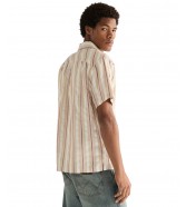 Koszula Wrangler SS W RESORT SHIRT 112378104 Tan Ruby Wine
