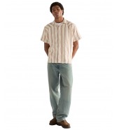 Koszula Wrangler SS W RESORT SHIRT 112378104 Tan Ruby Wine