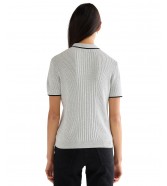 Koszuka Wrangler QUARTER ZIP POLO 112378105 Grey Heather