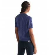 Koszulka Wrangler ONE POCKET POLO 112378106 Deep Cobalt