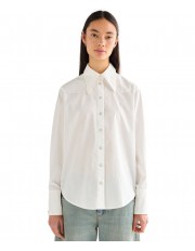 Koszula Wrangler DRAMA COLLAR SHIRT 112378112 Worn White