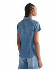 Koszula Wrangler SS STYLIZED WESTERN SHIRT 112378113 Hazy Horizon