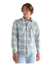 Koszula Wrangler WESTERN SHIRT 112378118 Blue Tan