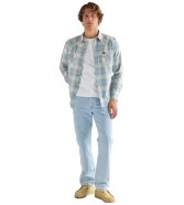 Koszula Wrangler WESTERN SHIRT 112378118 Blue Tan
