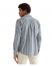Koszula Wrangler CHAMBRAY SHIRT 112378120 Dark Stripe
