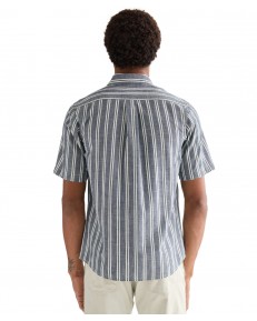 Koszula Wrangler SS CHAMBRAY SHIRT 112378121 Dark Stripe