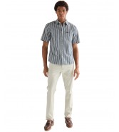 Koszula Wrangler SS CHAMBRAY SHIRT 112378121 Dark Stripe