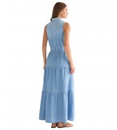 Sukienka Wrangler REGULAR TIERED MAXI DRESS 112378128 Kaia