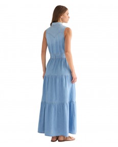 Sukienka Wrangler REGULAR TIERED MAXI DRESS 112378128 Kaia