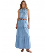 Sukienka Wrangler REGULAR TIERED MAXI DRESS 112378128 Kaia