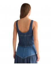 Koszula Wrangler PLEATED CORSET TOP 112378136 Lone Rider
