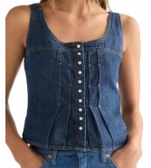Koszula Wrangler PLEATED CORSET TOP 112378136 Lone Rider