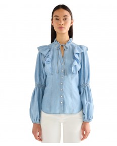 Koszula Wrangler ROMANCE BLOUSE 112378137 Manor Blue