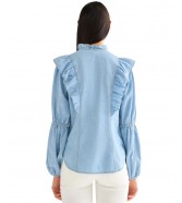 Koszula Wrangler ROMANCE BLOUSE 112378137 Manor Blue