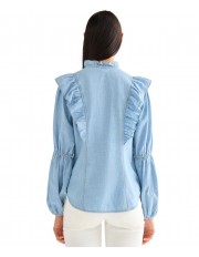 Koszula Wrangler ROMANCE BLOUSE 112378137 Manor Blue