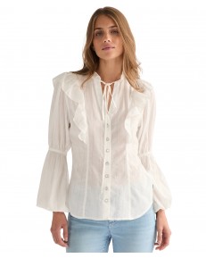 Koszula Wrangler ROMANCE BLOUSE 112378140 Worn White