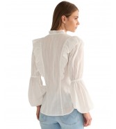 Koszula Wrangler ROMANCE BLOUSE 112378140 Worn White