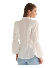 Koszula Wrangler ROMANCE BLOUSE 112378140 Worn White
