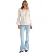 Koszula Wrangler ROMANCE BLOUSE 112378140 Worn White