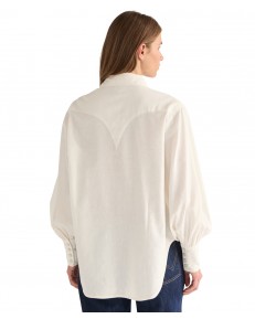 Koszula Wrangler EXAGGERATED WESTERN 112378142 Worn White