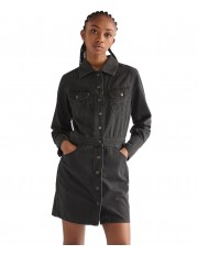 Sukienka Wrangler TRAIL TRENCH DRESS 112378150 Speedway Smoke