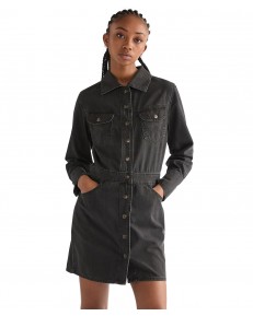 Sukienka Wrangler TRAIL TRENCH DRESS 112378150 Speedway Smoke