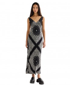 Sukienka Wrangler BIAS SLIP DRESS 112378151 Faded Black