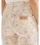 Jeansy Wrangler Bootcut 112378169 Firework Fire