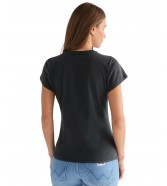 T-shirt Wrangler SHRUNKEN BAND TEE 112378309 Faded Black