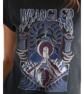 T-shirt Wrangler SHRUNKEN BAND TEE 112378309 Faded Black