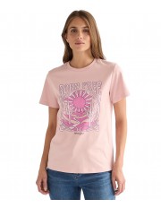 T-shirt Wrangler GRAPHIC TEE 112378313 Silver Pink