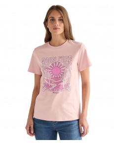 T-shirt Wrangler GRAPHIC TEE 112378313 Silver Pink