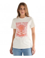 T-shirt Wrangler GRAPHIC TEE 112378325 Worn White