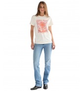 T-shirt Wrangler GRAPHIC TEE 112378325 Worn White