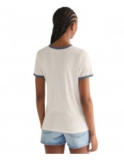 T-shirt Wrangler RINGER TEE 112378326 Worn White