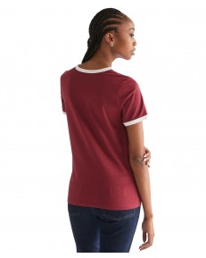 T-shirt Wrangler RINGER TEE 112378327 Ruby Wine