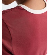 T-shirt Wrangler RINGER TEE 112378327 Ruby Wine