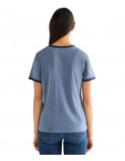 T-shirt Wrangler RINGER TEE 112378328 Dusty Blue