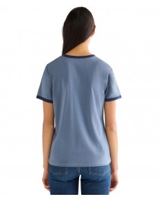 T-shirt Wrangler RINGER TEE 112378328 Dusty Blue