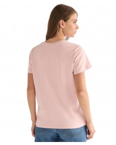 T-shirt Wrangler V NECK TEE 112378329 Sliver Pink